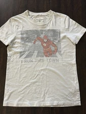 Abercrombie & Fitch Flash Tee T-Shirt White Men’s Size S Vintage