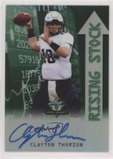 2019 Leaf Valiant Rising Stock Green 26/75 Clayton Thorson #RS-CT1 Auto 7i6