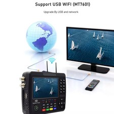 V10 Tragbarer Satfinder DVB-S2X/T/T2/C mit au...