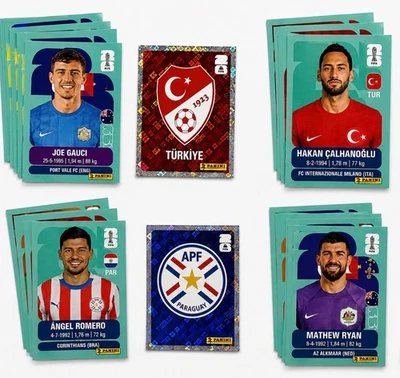Panini World Cup 2026 Group D Stickers Pick Your Player Buy 3 Get 3 Free - Image 1 of 4