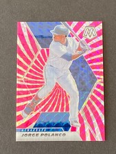 Jorge Polanco 2021 Mosaic FOTL Pink Swirl #ed 10/10