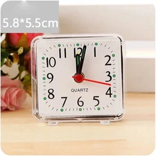 Desk Battery Powered Quartz Alarm Clock Home Bedroom Kids Room Bedside Clock