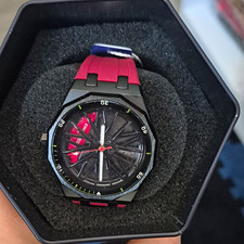 Analog Sport Wristwatch Black Case/Bezel Blac...