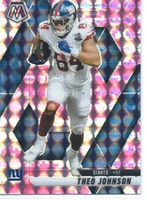 2025 Panini Mosaic - Theo Johnson #217 Camo Pink Mosaic Prizm