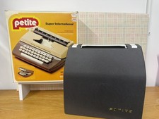 Vintage Retro 1970’s Petite Typewriter with Case Excellent Condition