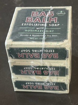 Bag Balm Vermont's Original Exfoliating Soap Bar, Body Soap Bars, Hand Soap Bar 