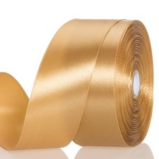 Copper Solid Satin Ribbon 1 1/2 inch x 50 Yards for Crafts Gift Wrapping