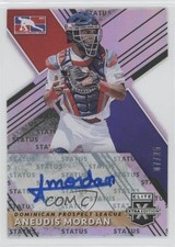 2019 Elite Extra Edition Status Emerald Die-Cut 7/25 Aneudis Mordan Auto 10q4