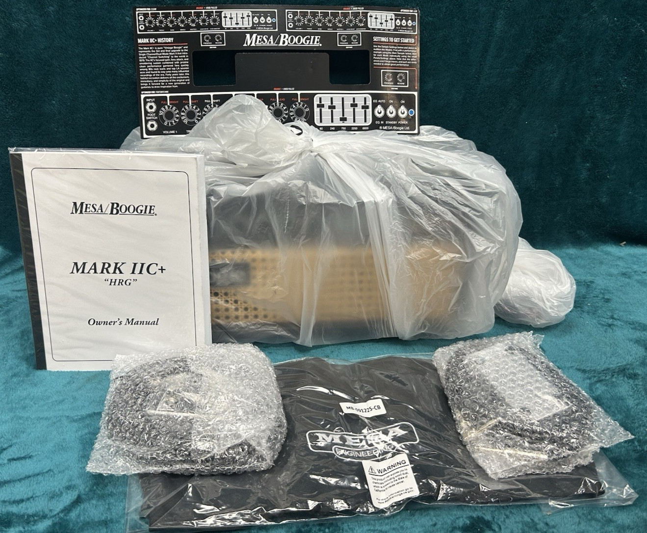 Mesa/Boogie Mark IIC+ HRG 100-watt Amplifier Head - Black Bronco Wicker Grille
