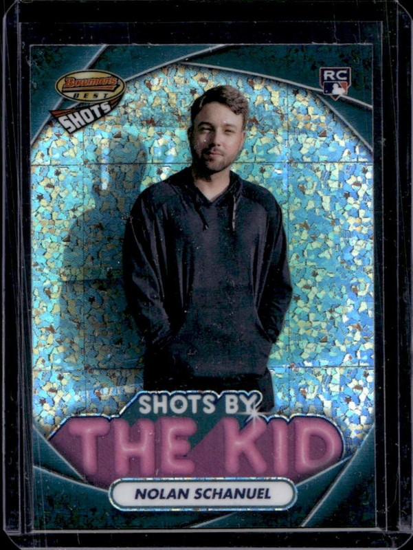 2024 Bowman's Best Nolan Schanuel Shots By The Kid RC Mini Diamond #TK-7