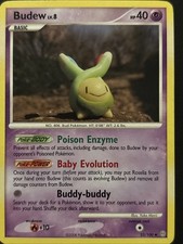 Pokemon TCG- 2008 D&P Stormfront: Budew 33/100 Regular (Yuka Morri) on eBay