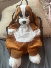 Applause Sad Sam Honey Plush Backpack Brown D...