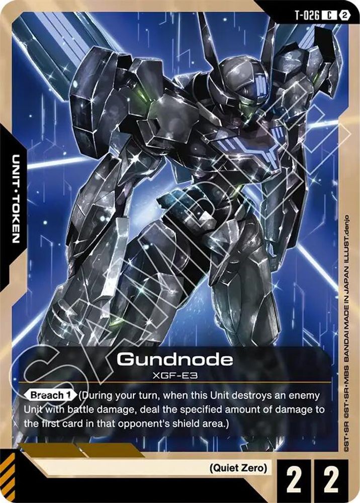 2026 Gundam Card Game: GD05 - Gundnode T 026 Token (#T-026, C, Near Mint)