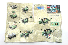 Lego 7000, 7001, 7002, 7003 YOUNG DINOSAUR Lot W/ 6720 Container