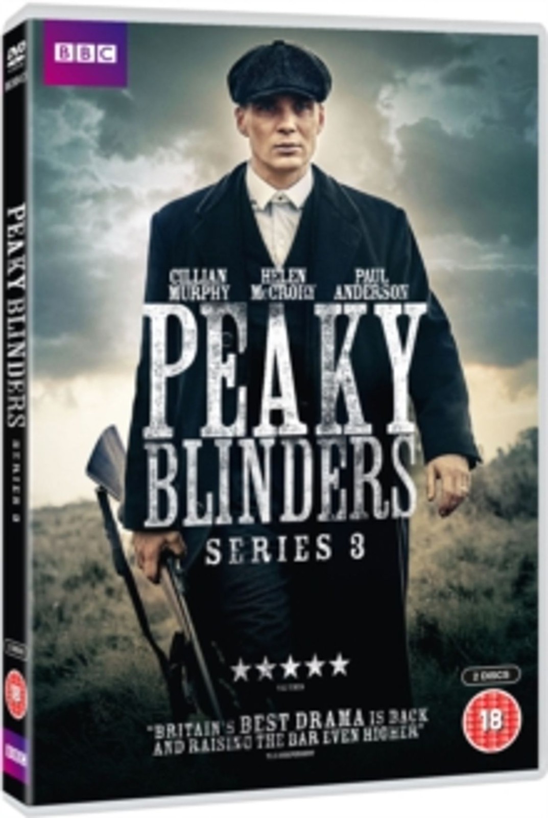 Peaky Blinders Complete Series 3 (2 x DVDs, 2016) Cillian Murphy BBC Drama NEW