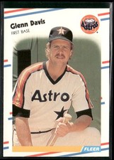 1988 Fleer Glossy Glenn Davis Houston Astros #445