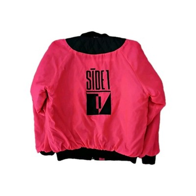 RARE 80s Nike Unisex Large Reversible Bomber Puffer Jacket Side1 Label COLLECTOR