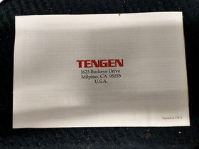 Super SPRINT Tengen (NES) Manual (NO Game/Cover Art/Case) - No Tracking