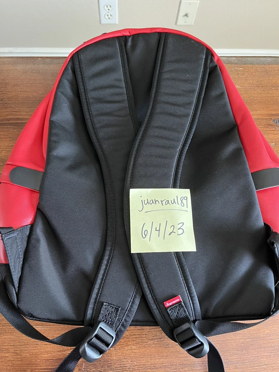 Supreme The North Face Leather Day Pack - Red Leather - **New