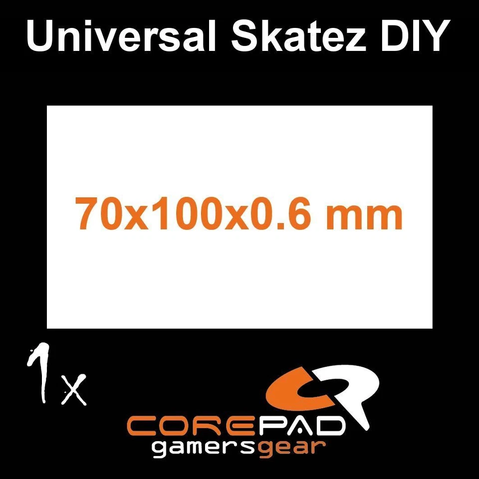 Corepad Skatez Universal Use DIY Souris Pieds Patins PTFE Téflon Hyperglides