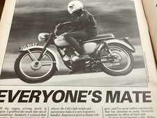 TRIUMPH BANTAM CUB 200cc MOTORCYCLE ARTICLE