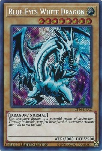 ✨美品✨遊戯王　BLUE EYES WHITE DRAGON BLUE-EYES WHITE DRAGON * SECRET RARE HOLOGRAPHIC FOIL MINT