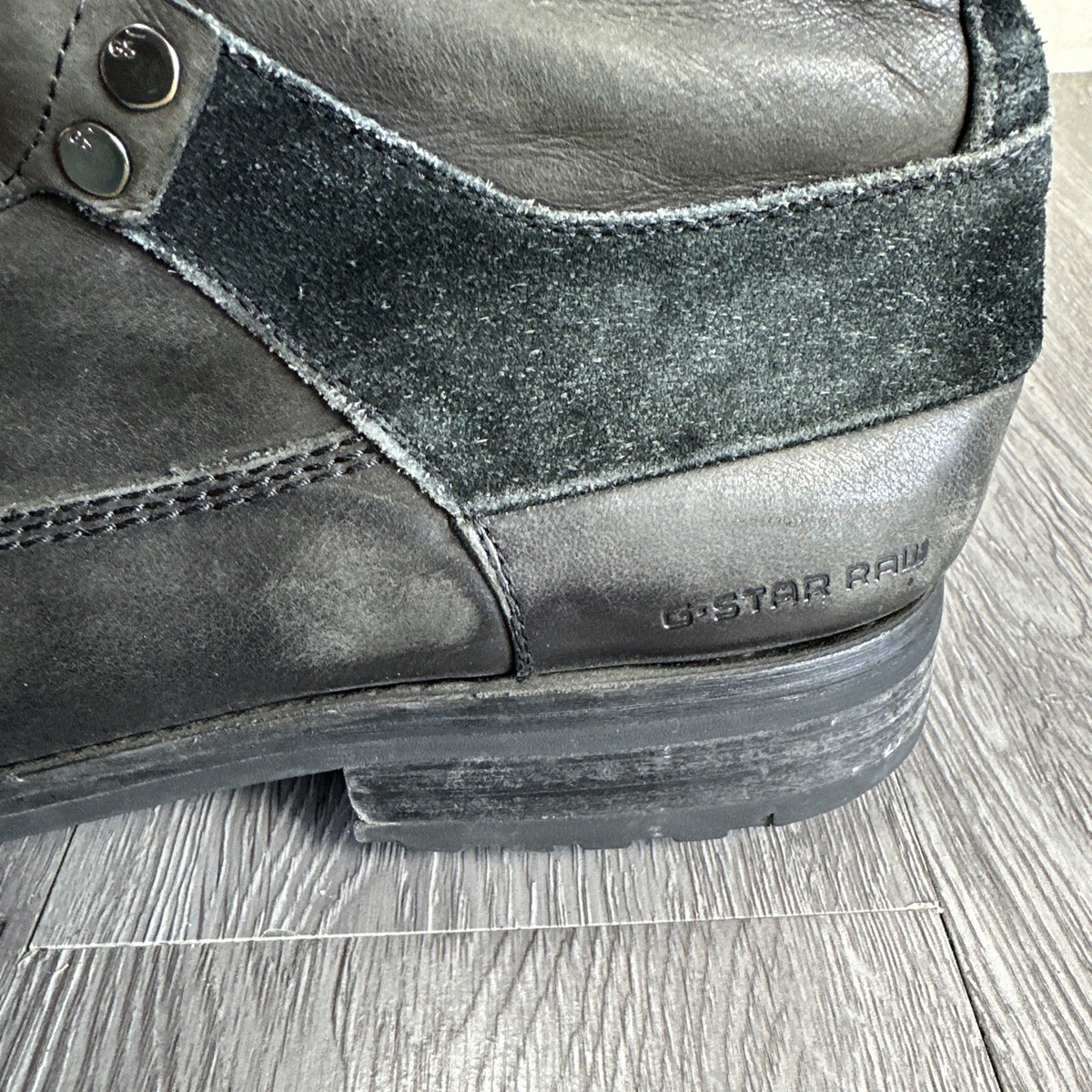 G-Star Raw Boots Men 13 Black Patton III Combat Cargo 