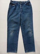 Ralph Lauren Jeans Co Womens Jeans Sz 12 32x30 Classic Straight Dark Wash Blue