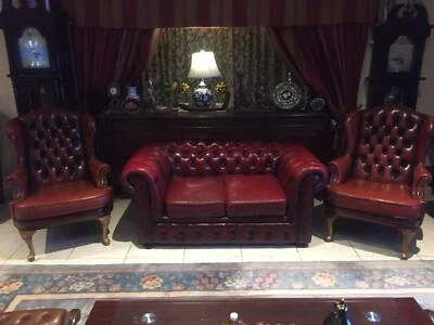 Chesterfield Moran 1 X 2 5 2 X 1 Wingback 100 Leather