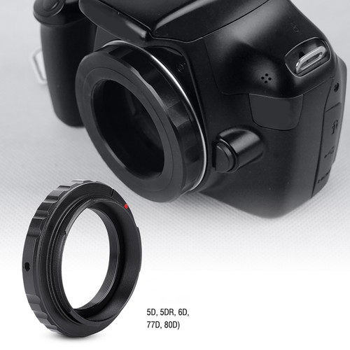T2/T Mount Camera Lens Adapter For EF 650D 60D 550D 450D Fit - Picture 2 of 16