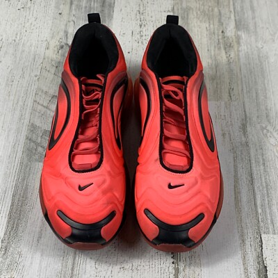 Mens Shoes Air Max 720 Red Black Nike Air Max 720 Bright Crimson