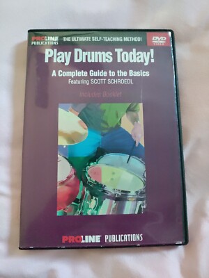 Play Drums Today! (DVD, Pro-line Publications) Self-Teaching Method