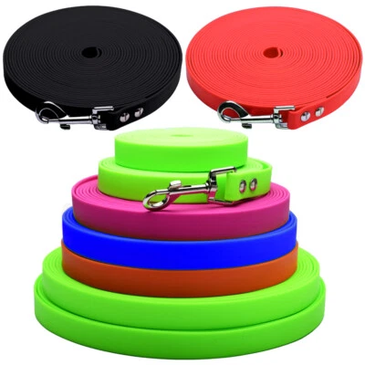 Anti-Rutsch Hundeleine Schleppleine Ausbildungsleine Wasserfest 1,5M - 45M