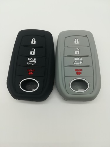 QBUC Genuine Leather Key Fob Cover For Toyota Tundra Venza Sequoia - View #7