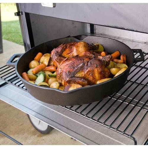 Pre Seasoned Cast Iron Skillet Cookware Pan Stove Oven Grill Bbq Cooking Pot Rv - Picture 3 of 12