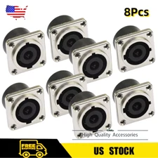 8x For Neutrik NL8MPR Speakon Loudspeaker 8 Pole Panel Connector
