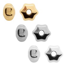 Brass Metal Hexagon Beads Spacers Jewelry Making Findings Different Sizes