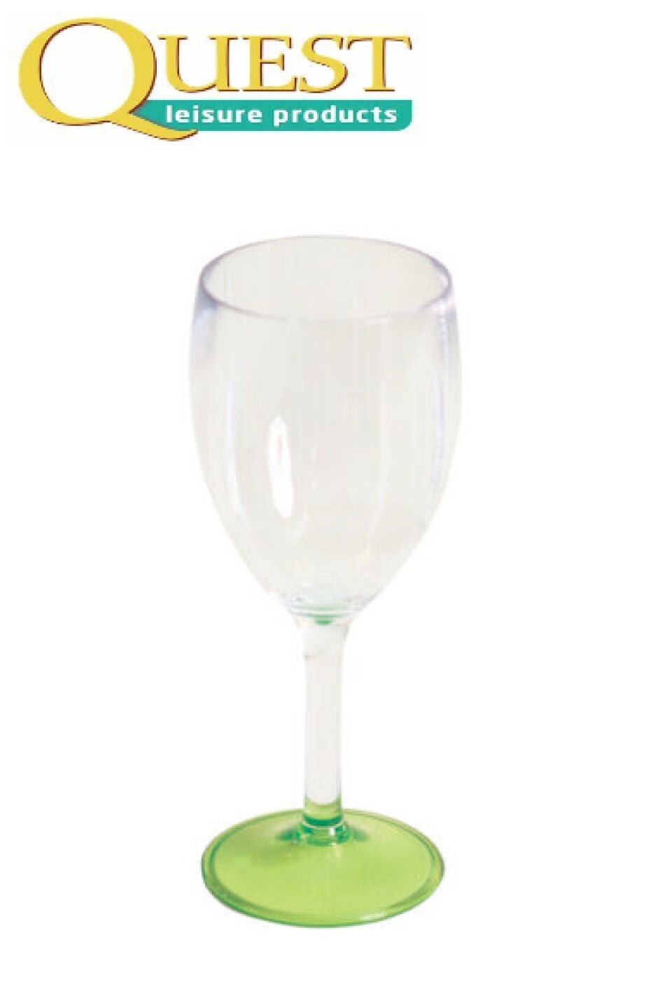 Quest Elegance Acrylic Glass Range Wine Glass Lime Caravan Motorhome 0186-LIME