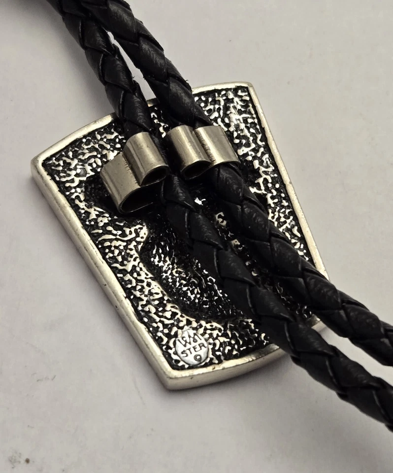  Corbata Bolo de Colección Black Hills Oro 12k Plata Esterlina Hoja de Vid Diseño de Trabajo  Foto 2 de 4