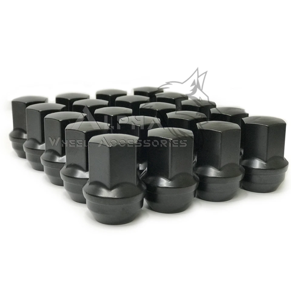 20 porcas Dodge Challenger Charger pretas estilo fábrica fabricante de equipamento original 14x1.5 Hellcat SRT8 - Imagem 2 de 4