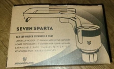 Seven Sparta Car Cup Holder Expander and Tray