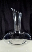 Large Le Chateau Wine Decanter Clear Lead-free Crystal Hand Blown 1800ml 10.5"H