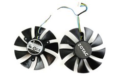 Pair Fans Cooler Fan For ZOTAC GTX 1070 Mini GT 730 GT 740 GFY09010E12SPA 85MM