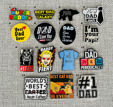 Dad Enamel Pin Lapel Badge Father's Day Gift