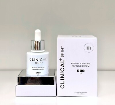 CLINICAL+ SKIN Retinol + Peptide Refining Serum 2.5 (1 oz)