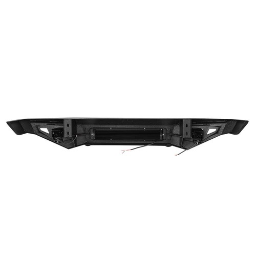 Steel Front Bumper w/ 120W LED Light Bar &DRings Fit Jeep Cherokee XJ