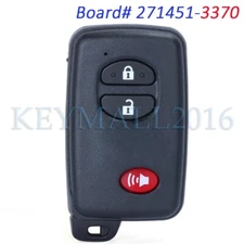 271451-3370 Smart Remote Key Fob for Toyota 4Runner 2012 Prius 2011 HYQ14AAB