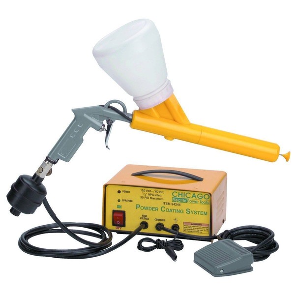 Central Machinery Chicago Powder Coating System 94244 Paint Gun Car