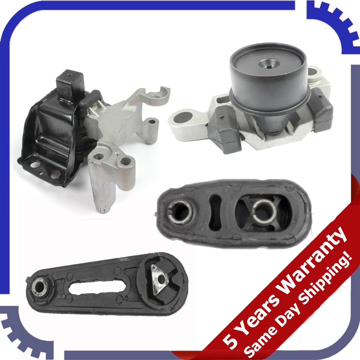 ワシントンマニュアル Motor & Trans Mount Set 4 2007-2011 For Nissan Sentra 2.0L