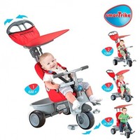 Smartrike Recliner 4 In 1 - Red/cream Smartrike Recliner 4 In 1 - Red/cream